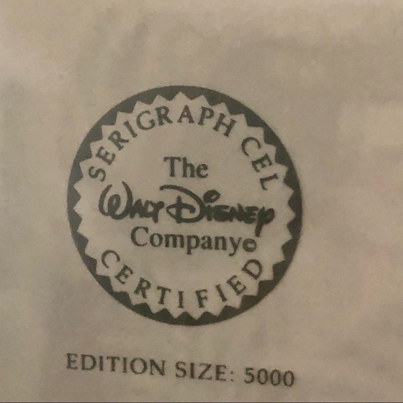 Disney Aladdin Framed Silk Screen Fine Art - Picture 3 of 10